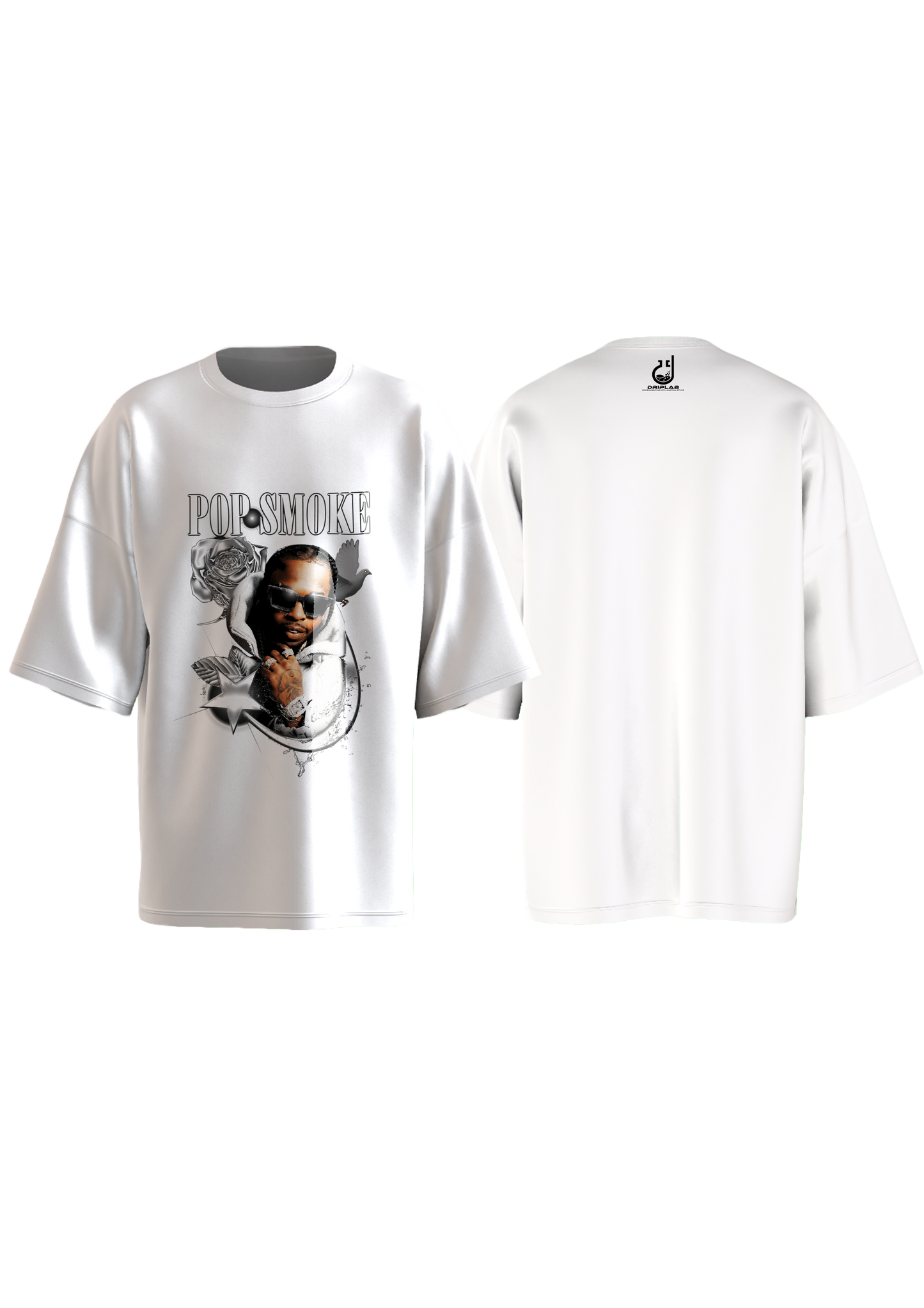 Pop Smoke Woo Legacy Oversized T-shirt
