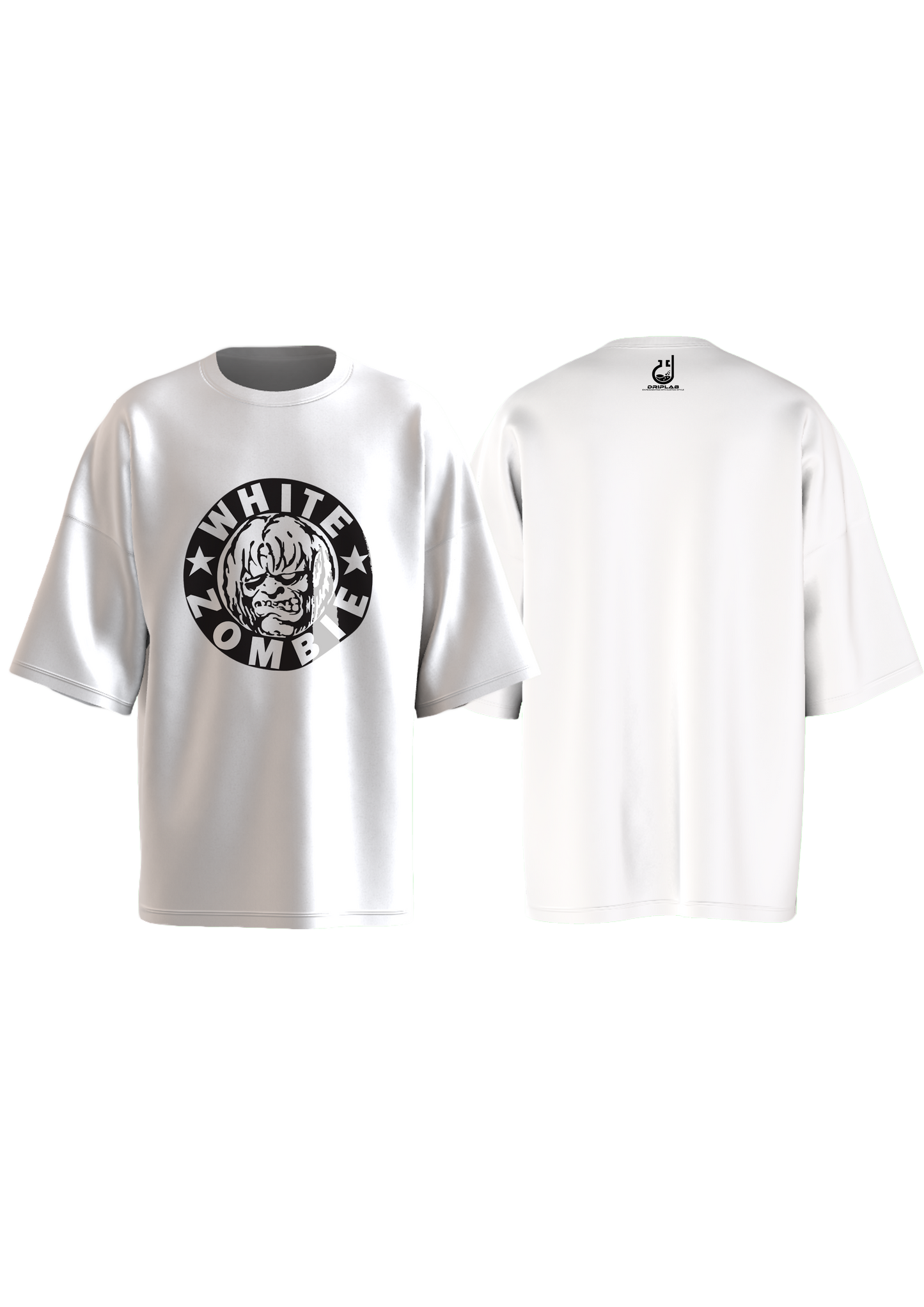 White Zombie Oversized T-shirt