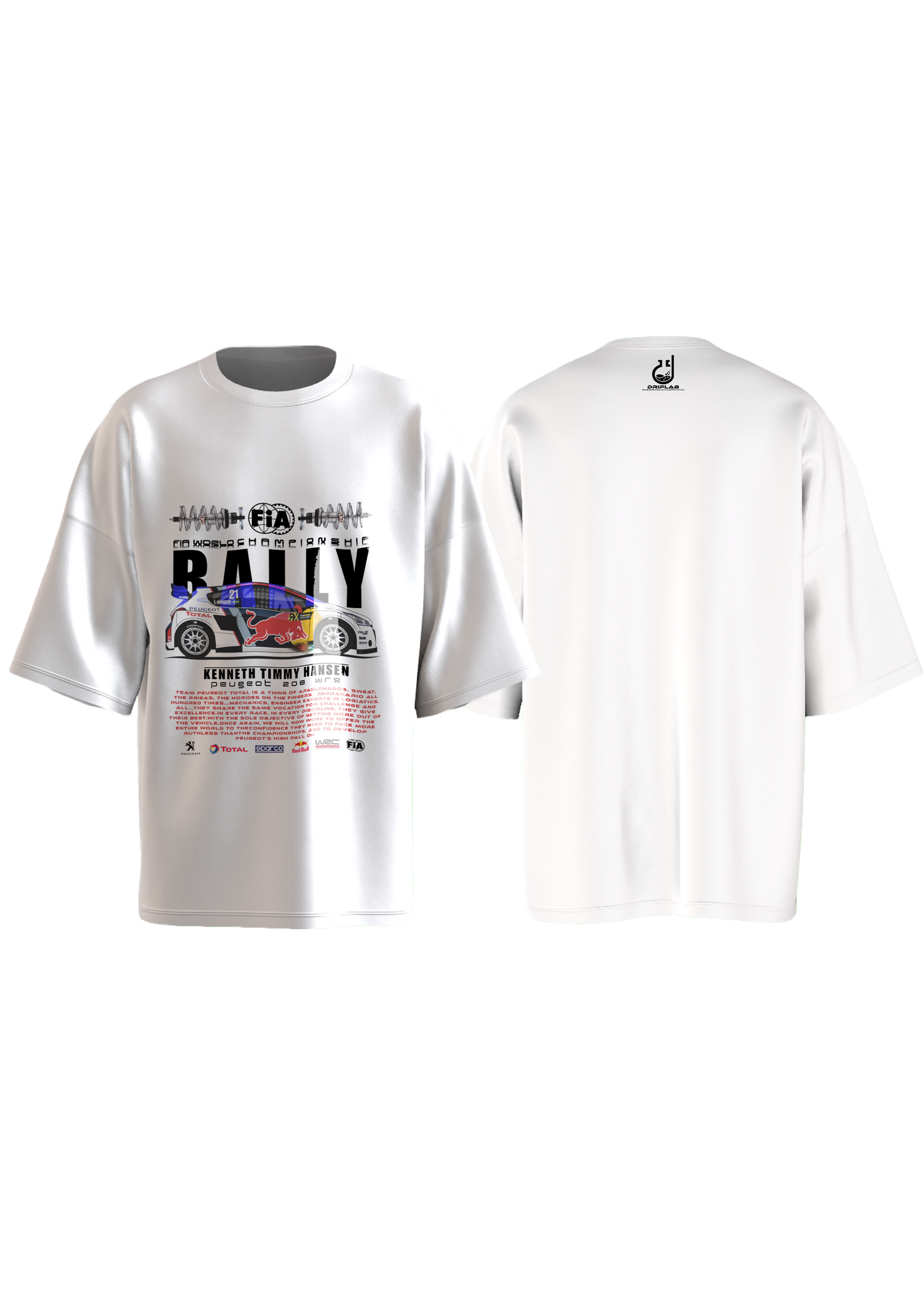 Peugot Kenneth Rally Oversized T-shirt