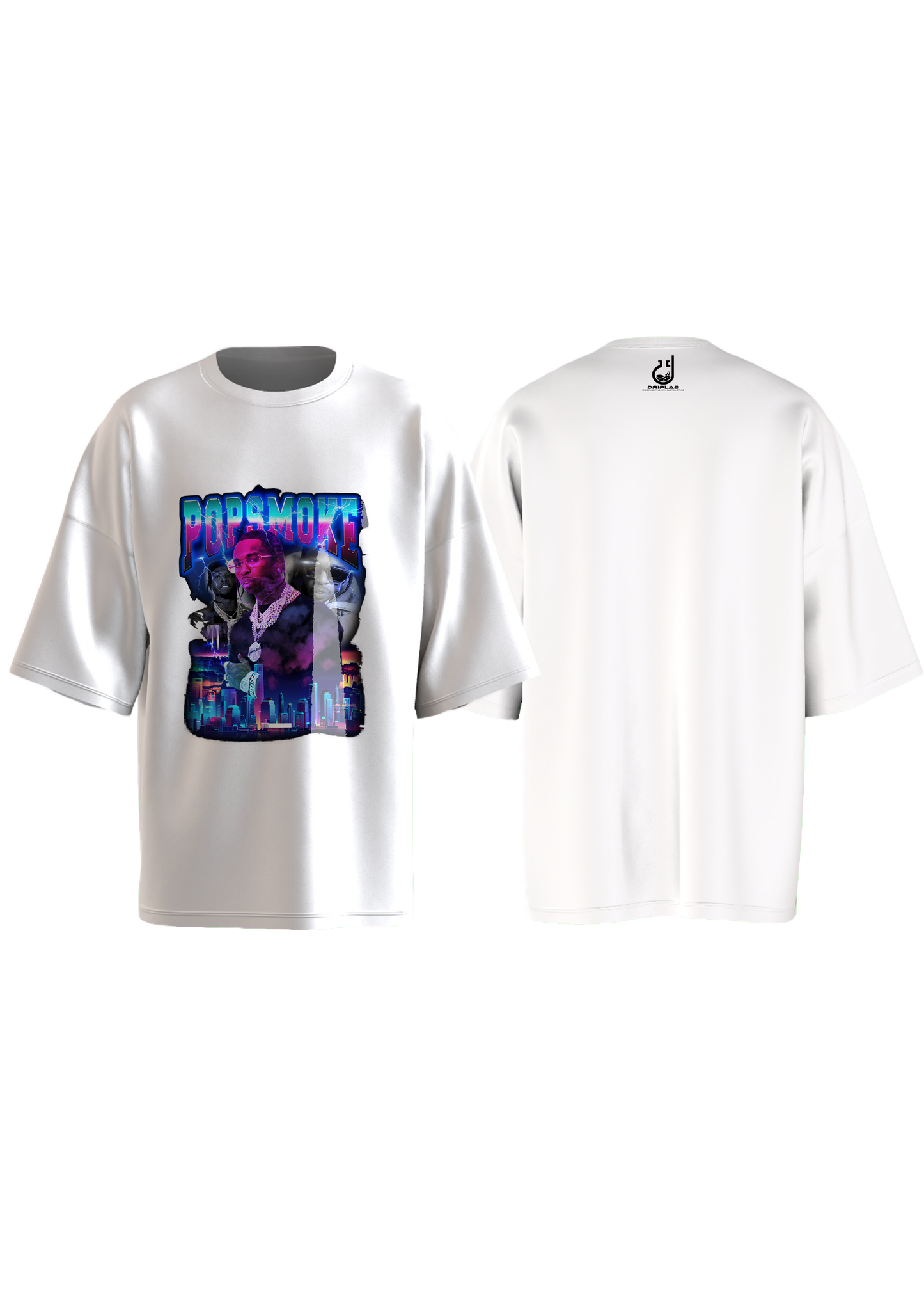 Pop Smoke Never Settles Oversized T-shirt