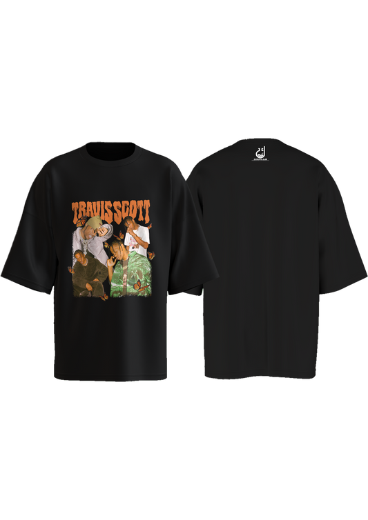 Travis Scott Butterfly Oversized T-shirt
