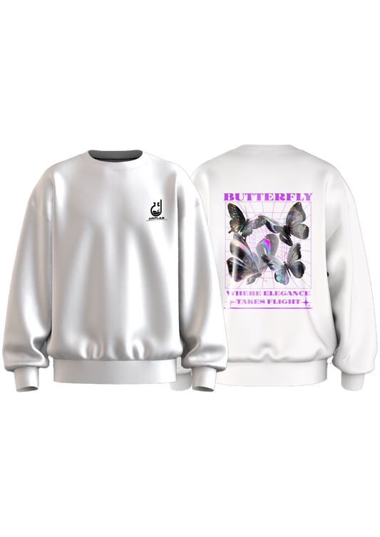Butterfly — where elegance takes flight Sweatshirt